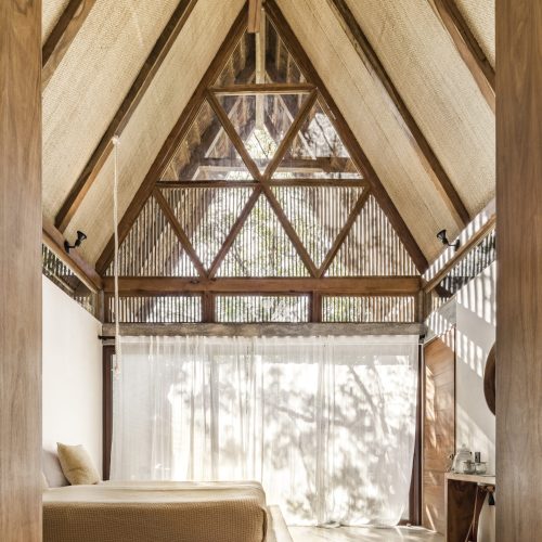 Interior of Loft Lodge 1